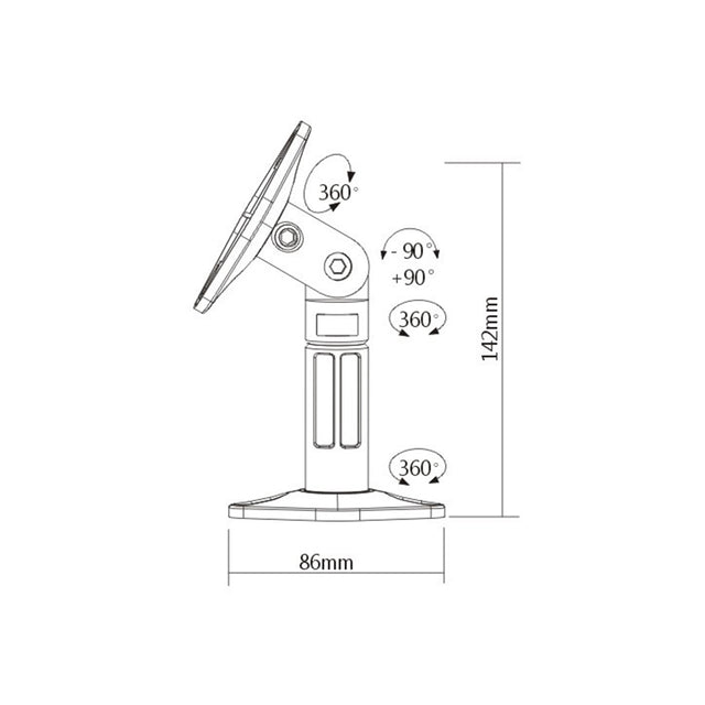 זוג מתקני קיר ותקרה לרמקולים סטליטים 20SB LUMI