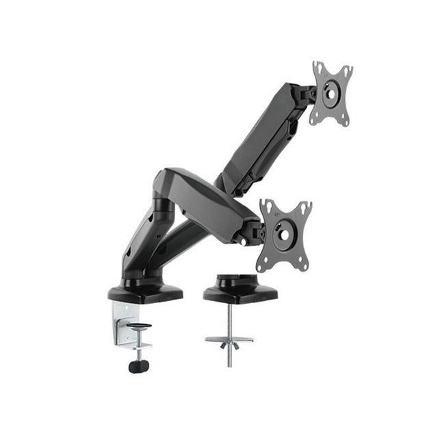 זרוע ארגונומית דו מפרקית ל 2 מסכים LDT13-C024 LUMI