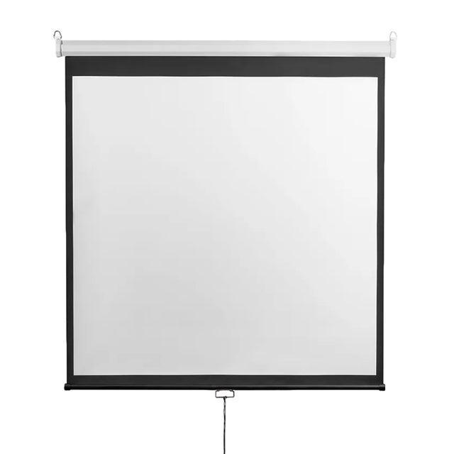 מסך גלילה ידני להקרנה 1.72X1.72 מטר ESBB96 LUMI