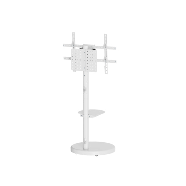 עגלת טלויזיה מתכווננת למסכים עד 86" FS38-46TW לבן LUMI