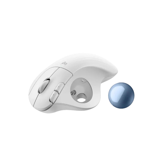 עכבר ארגונומי אלחוטי ERGO M575S TRACKBALL לבן LOGITECH