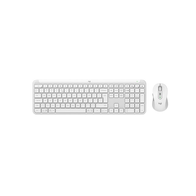 סט מקלדת ועכבר אלחוטי MK950 לבן LOGITECH