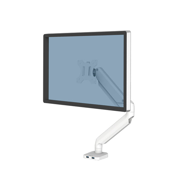 זרוע ארגונומית שולחנית למסך עד 32" PLATINUM לבן FELLOWES