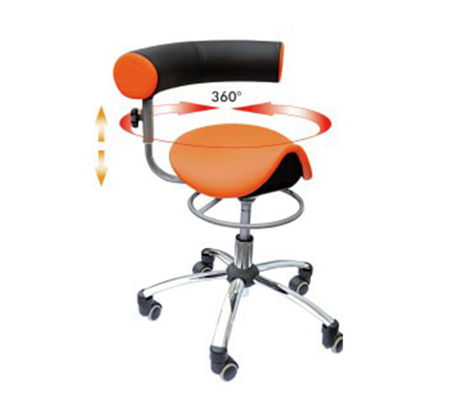 כסא אוכף ארגונומי המבורג