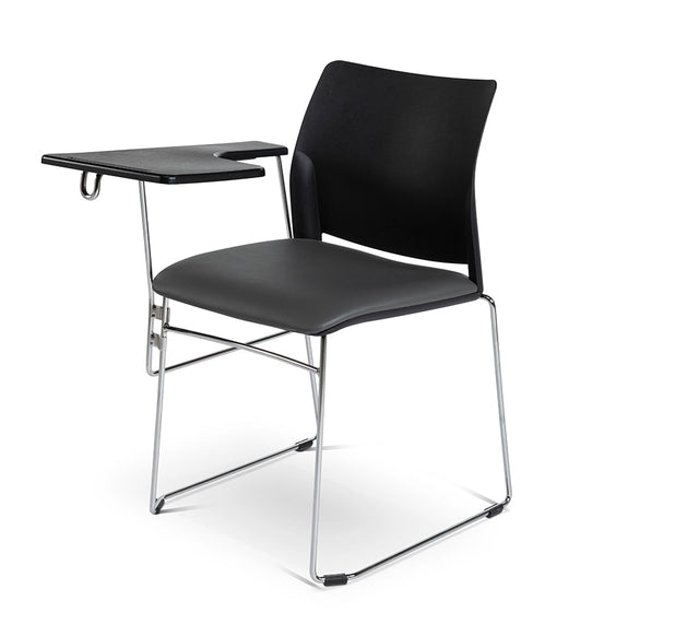 כסא סטודנט אלפי מרופד עם משטח כתיבה