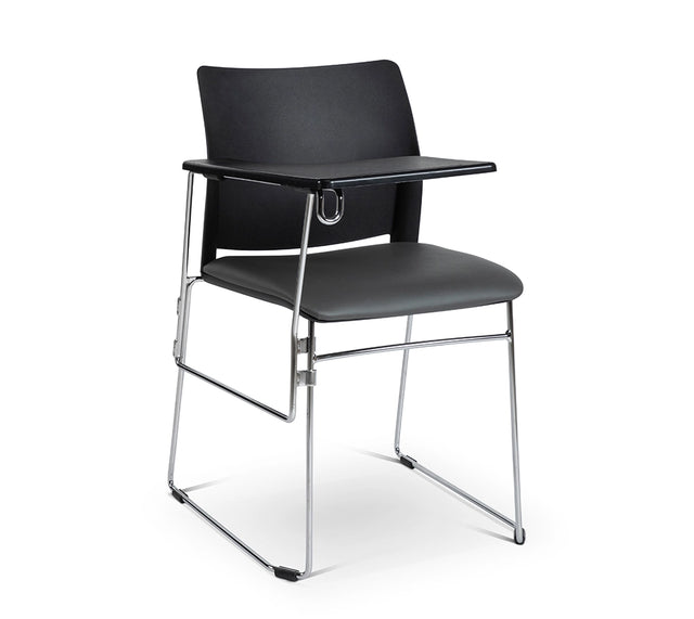 כסא סטודנט אלפי מרופד עם משטח כתיבה