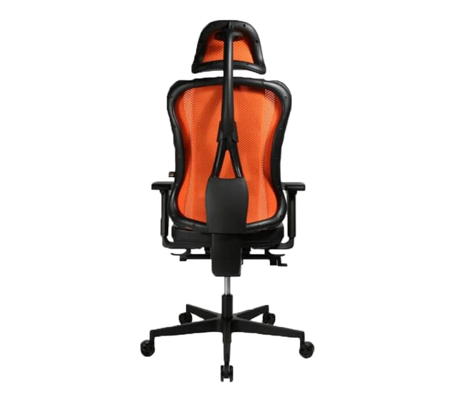 כסא גיימינג SITNESS RS בצבע כתום (מבט אחורי)