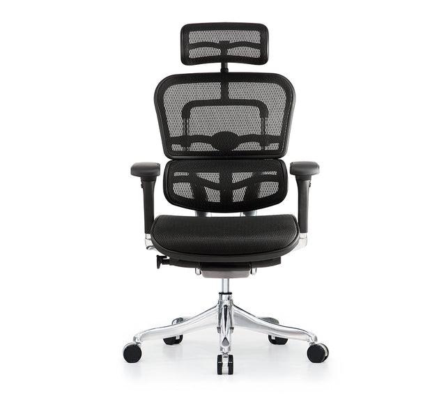 כסא מנהלים רשת עם משענת ראש NUVEM COMFORT