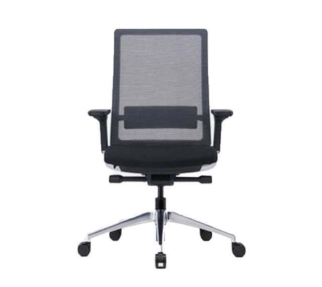 כסא מחשב TORINO BLACK בצבע שחור (מבט קדמי)