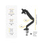 זרוע ארגונומית מתכווננת למסך PALTINUM FELLOWES