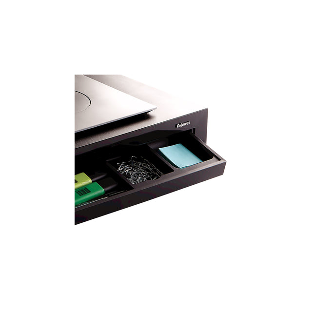 מעמד הגבהה ארגונומי למסך עם מגירה DESIGNER SUITES FELLOWES