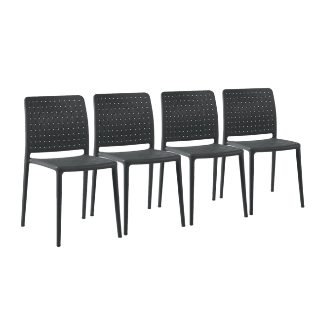 סט 4 כסאות דגם FAME-S במגוון צבעים