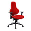 כסא מחשב דגם ICON בצבע אדום (מבט זווית קדמית)
