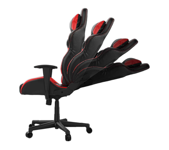 כסא גיימינג אדום מדגם ZELUS E1 (משענת זוית)