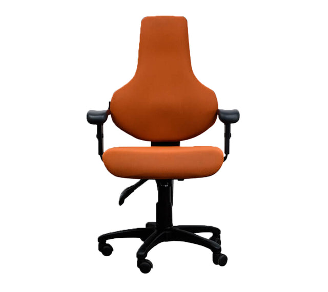 כסא מחשב דגם ICON C2 בצבע כתום (מבט קדמי)