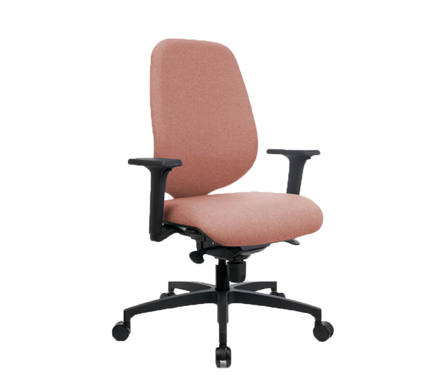  כסא מחשב דגם FLIGHT בצבע אפרסק (מבט זווית קדמית)
