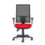 כסא מחשב עם גב רשת דגם SPRINT בצבע אדום (מבט קדמי)
