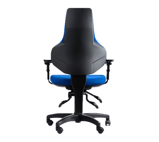 כסא מחשב דגם ICON C2 בצבע כחול (מבט אחורי)