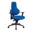 כסא מחשב דגם ICON בצבע כחול (מבט זווית קדמית)