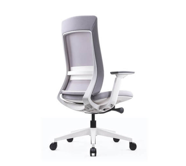כסא מחשב אלביט בצבע לבן (מבט אחורי 45)