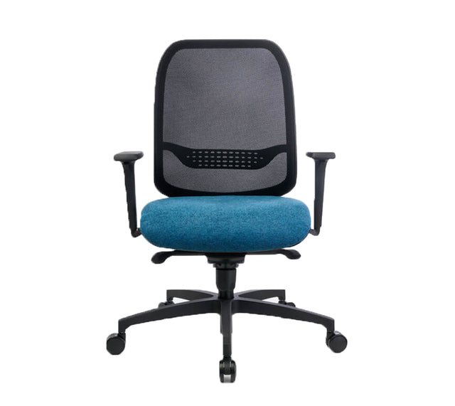 כסא מחשב דגם  FLIGHT NET בצבע טורקיז (מבט קדמי)