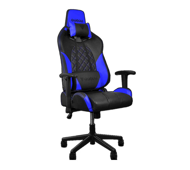 כסא גיימינג מואר ACHILLES E1 בצבע כחול