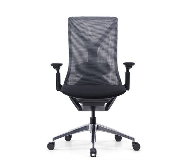 כסא מחשב דגם מקס בצבע שחור (מבט קדמי)