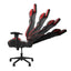 כסא גיימינג מואר ACHILLES E1 בצבע אדום (מצבי משענת)