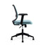 כסא עובד מדגם SHILD - צבע טורקיז (מבט צד)