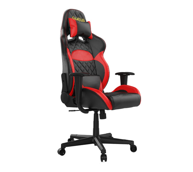 כסא גיימינג אדום מדגם ZELUS E1 (מבט צד)